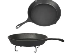 El Fuego Dutch-Oven-Set Gusseisen 5-tlg. Schwarz