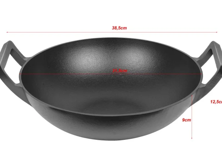 El Fuego Wok aus Gusseisen