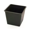 Elegant Einrichten Kunststoffeinsatz Quadratisch Konisch 42x42x38cm Schwarz