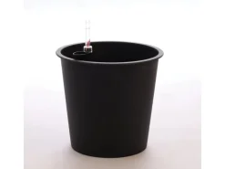 Elegant Einrichten Kunststoffeinsatz Rund-Konisch D26xH24cm Schwarz mit Bewässerungssystem