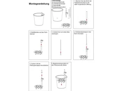 Elegant Einrichten Kunststoffeinsatz Rund-Konisch D26xH24cm Schwarz mit Bewässerungssystem