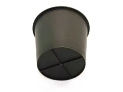 Elegant Einrichten Kunststoffeinsatz Rund-Konisch D26xH24cm Schwarz