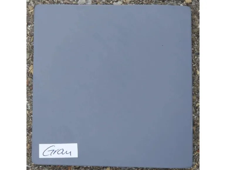 Elegant Einrichten Pflanzkübel Fiberglas Rund-Konisch D26xH56cm Grau