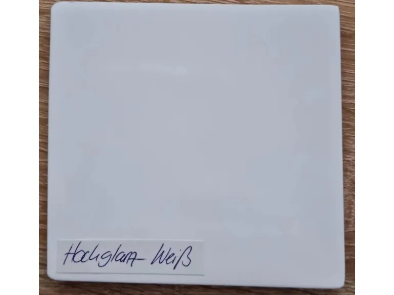 Elegant Einrichten Pflanzkübel Fiberglas Rund-Konisch D25xH55cm Hochglanz-Weiß