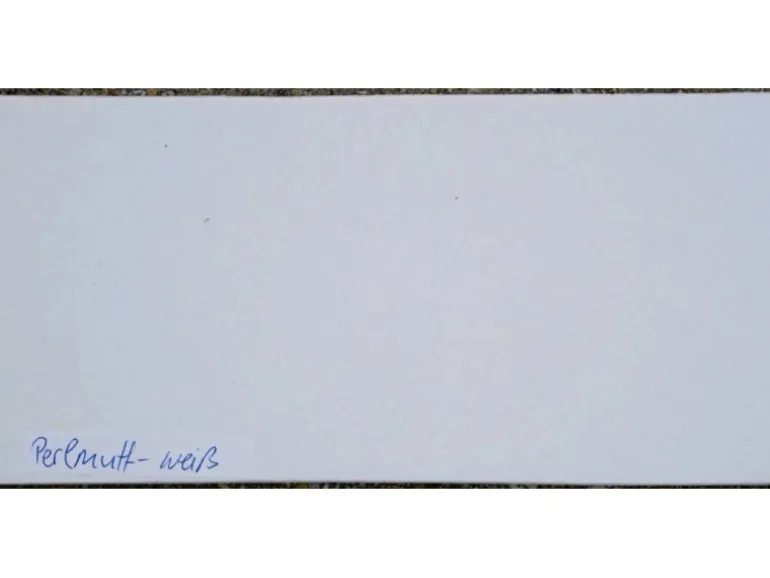 Elegant Einrichten Pflanzkübel Fiberglas Quadratisch 30x30x30cm Perlmutt-Weiß