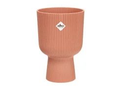 Elho Übertopf Vibes Fold Coupe 14 cm x 13,9 cm x 21 cm Zartrosa