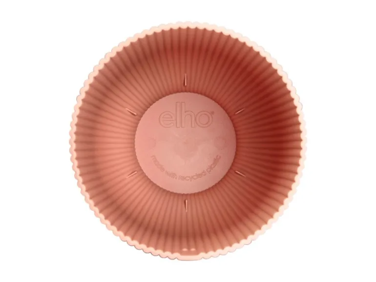 Elho Übertopf Vibes Fold Coupe 14 cm x 13,9 cm x 21 cm Zartrosa