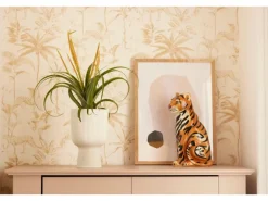 Elho Übertopf Vibes Fold Coupe 14 cm x 13,9 cm x 21 cm Weiß