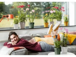 Elho Blumentopf B.for Original Mini Ø 7 cm x 6 cm Laubgrün