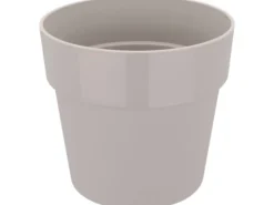 Elho Blumentopf B.for Original Mini Ø 13 cm x 12 cm Warmes Grau