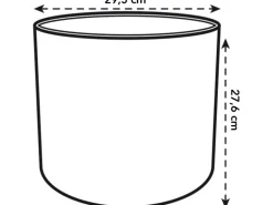 Elho Blumentopf B.For Soft Rund Ø 29,5 cm Anthrazit