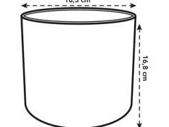 Elho Blumentopf B.For Soft Rund Ø 18,3 cm Weiß