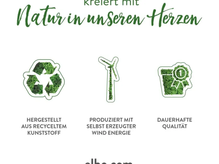 Elho Blumentopf B.For Soft Rund Ø 18,3 cm Weiß