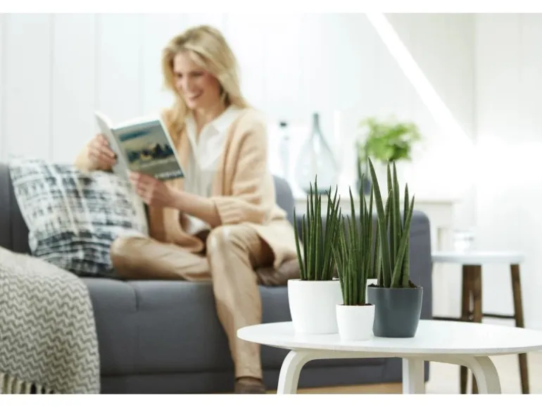 Elho Blumentopf Brussels Rund Mini Ø 10,5 weiß