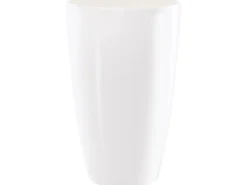 Elho Blumentopf Brussels Diamond Rund Hoch Ø 27 weiß