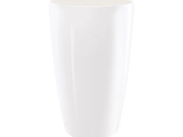 Elho Blumentopf Brussels Diamond Rund Hoch Ø 32 weiß