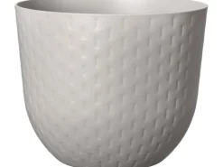 Elho Blumentopf Fuente Grains Ø 38 cm x 31 cm Kieselgrau