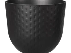 Elho Blumentopf Fuente Grains Ø 30 cm x 24 cm Onyx Schwarz