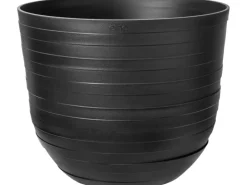 Elho Blumentopf Fuente Rings Ø 30 cm x 24 cm Onyx Schwarz