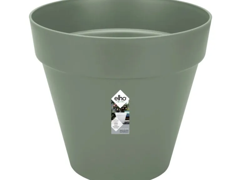 Elho Blumentopf Loft Ø 40 cm Pistaziengrün