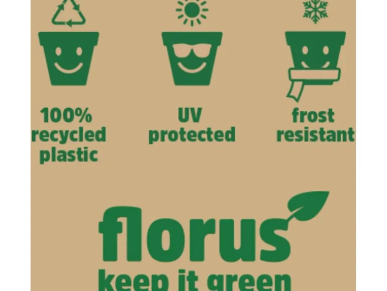 Elho Blumentopf Loft Ø 40 cm Pistaziengrün