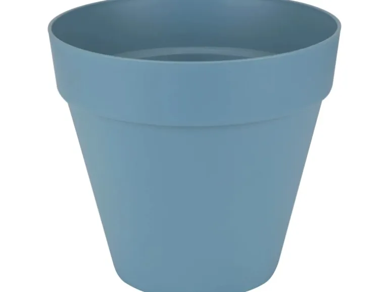 Elho Blumentopf Loft Urban mit Rollen Ø 40 cm vintage blau