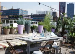 Elho Blumentopf Loft Urban hoch Ø 28 cm anthrazit