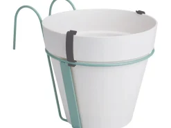 Elho Blumentopf Loft urban potholder Ø 19 cm weiß