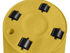 Elho Blumentopf Loft Urban Rund mit Rollen Ø 38,5 cm Ocker