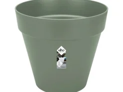 Elho Blumentopf Loft Urban Rund mit Rollen Ø 48,5 cm Pistaziengrün