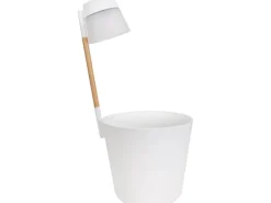 Elho Blumentopf mit Leuchte Flower Light Ø 28,5 cm x 29 cm Weiß