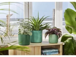 Elho Blumentopf Ocean Collection Ø 14 cm Pazifikgrün