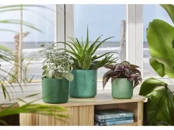 Elho Blumentopf Ocean Collection Ø 18 cm Pazifikgrün