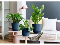 Elho Blumentopf Vibes Fold Ø 18 cm x 17 cm Tiefes Blau