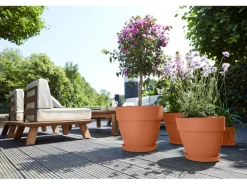 Elho Blumentopf Vibia Campana Ø 35 cm x 30 cm Terra