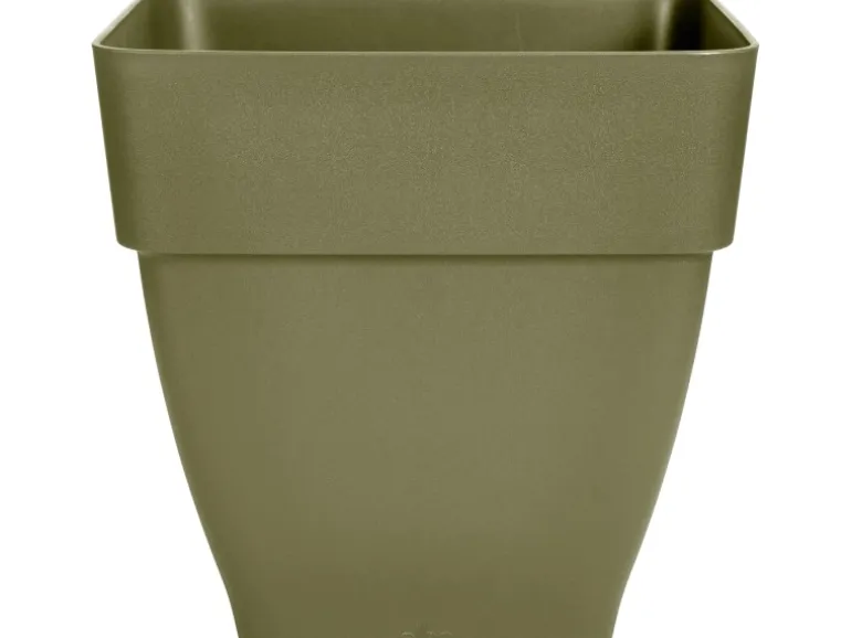 Elho Blumentopf Vibia Campana Viereckig 30 cm x 30 cm x 28 cm Salbeigrün