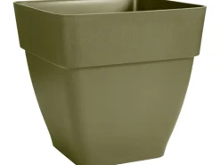 Elho Blumentopf Vibia Campana Viereckig 30 cm x 30 cm x 28 cm Salbeigrün