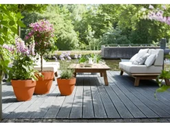 Elho Blumentopf Vibia Campana Ø 25 cm x 21 cm Terra