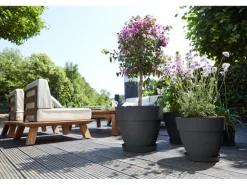 Elho Blumentopf Vibia Campana Ø 25 cm x 21 cm Anthrazit