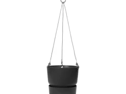 Elho Hängeampel Greenville Ø 24 cm x 20 cm Schwarz