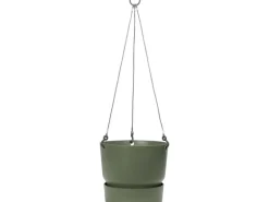 Elho Hängeampel Greenville Ø 24 cm x 20 cm Laubgrün