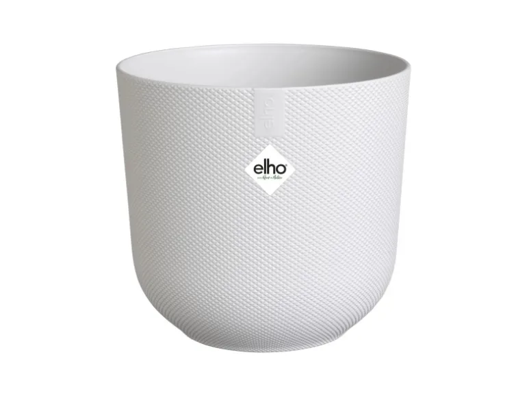Elho Pflanzentopf Jazz 30 cm x 29,5 cm x 27 cm Weiß Seidenglanz