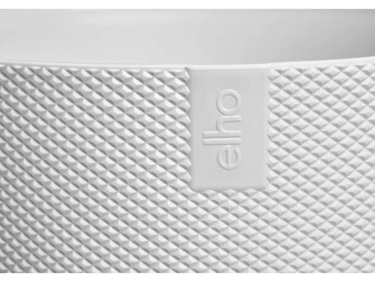 Elho Pflanzentopf Jazz 30 cm x 29,5 cm x 27 cm Weiß Seidenglanz