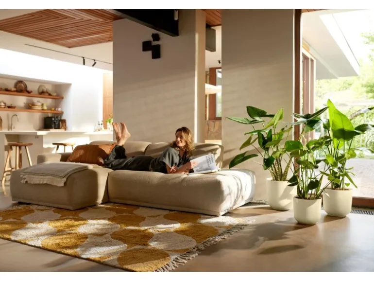 Elho Pflanzentopf Jazz 30 cm x 29,5 cm x 27 cm Weiß Seidenglanz