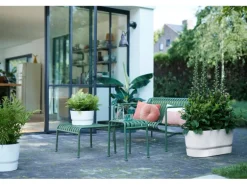 Elho Pflanzgefäß Greenville rund Ø 40 weiß