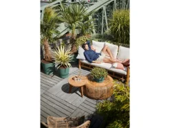 Elho Pflanzgefäß Greenville rund Ø 40 living schwarz