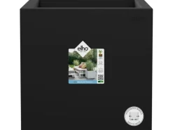 Elho Pflanztopf Vivo Next 30 cm x 30 cm x 30 cm Living Black mit Rollen