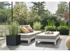 Elho Pflanztopf Vivo Next 30 cm x 30 cm x 30 cm Living Black mit Rollen