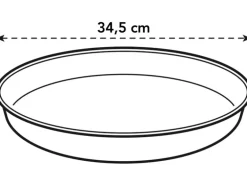 Elho Untersetzer Loft Urban Rund Ø 34,3 cm Ocker