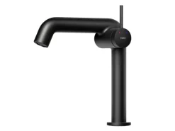 Emke Wasserhahn Bad 222 x 200 x 76 mm Schwarz Matt Wasserhahn Waschtischarmatur Mischbatterie